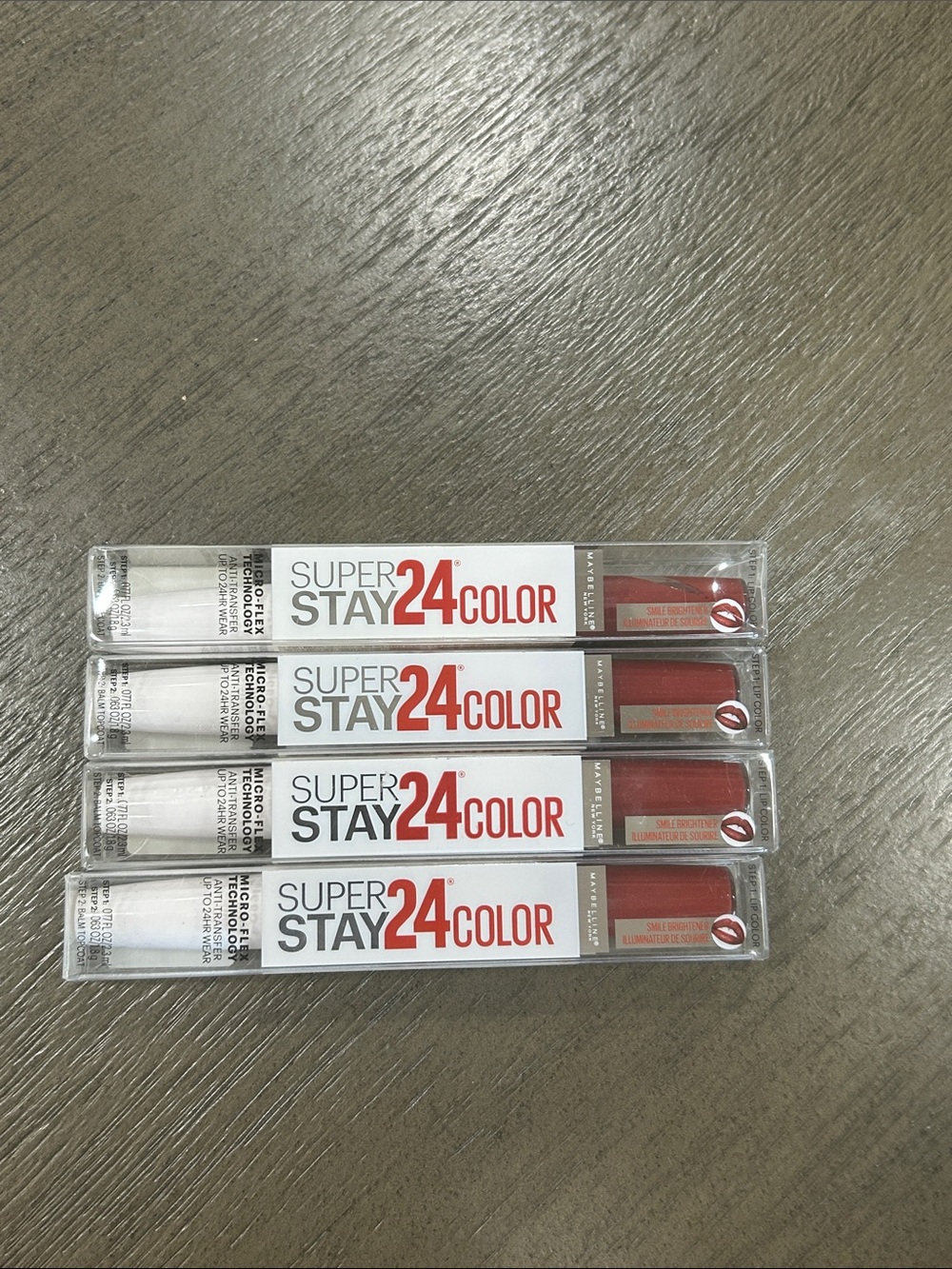 4X Maybelline SuperStay 24 Longwear Lip Color #310 optic Ruby 🌸 FIRM PRICE 🌸